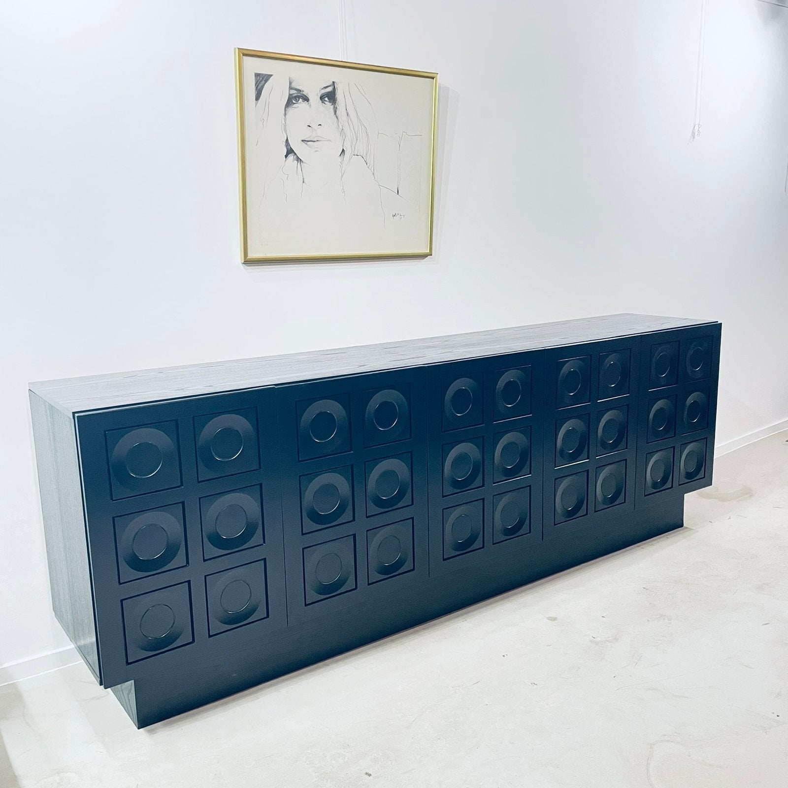 BRUTALIST SIDEBOARD 'TORINO' BY FRANS DEFOUR, 1970S, Ophalen, Gebruikt