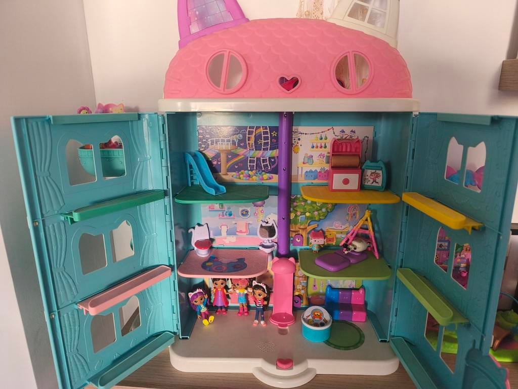 Gabby chat maison dollhouse + arbre cabane, Ophalen