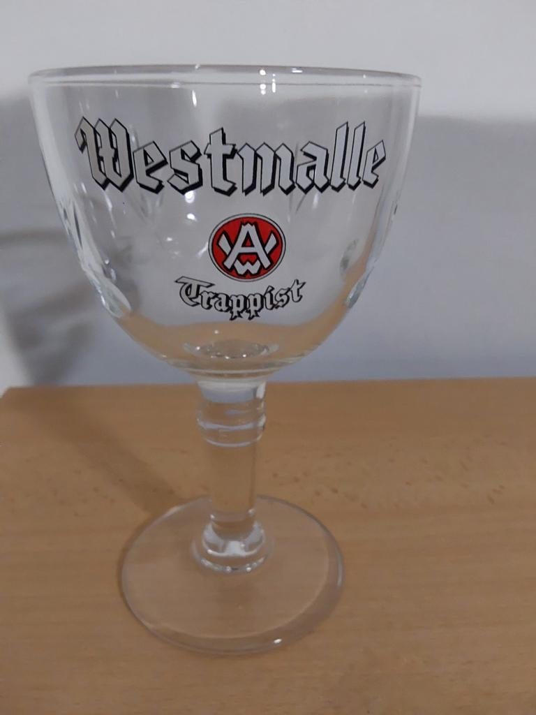 Westmalle bierglas, Verzamelen, Ophalen, Gebruikt, Glas of Glazen