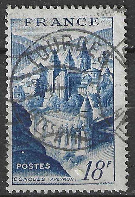 Frankrijk 1948 - Yvert 805 - Sainte Foy de Conques  (ST), Postzegels en Munten, Verzenden, Gestempeld