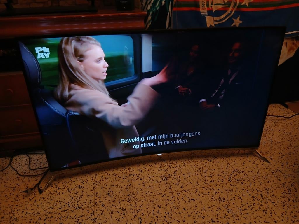 Philips tv curved 50 inch bieden, TV, Hi-fi & Vidéo, Télévisions, Philips, Enlèvement, Utilisé, HD Ready (720p)