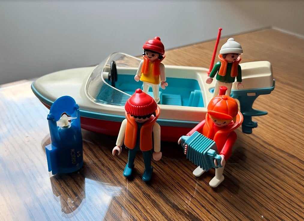 Playmobil - Speedboot Vintage - Zeldzame editie, Enlèvement, Utilisé