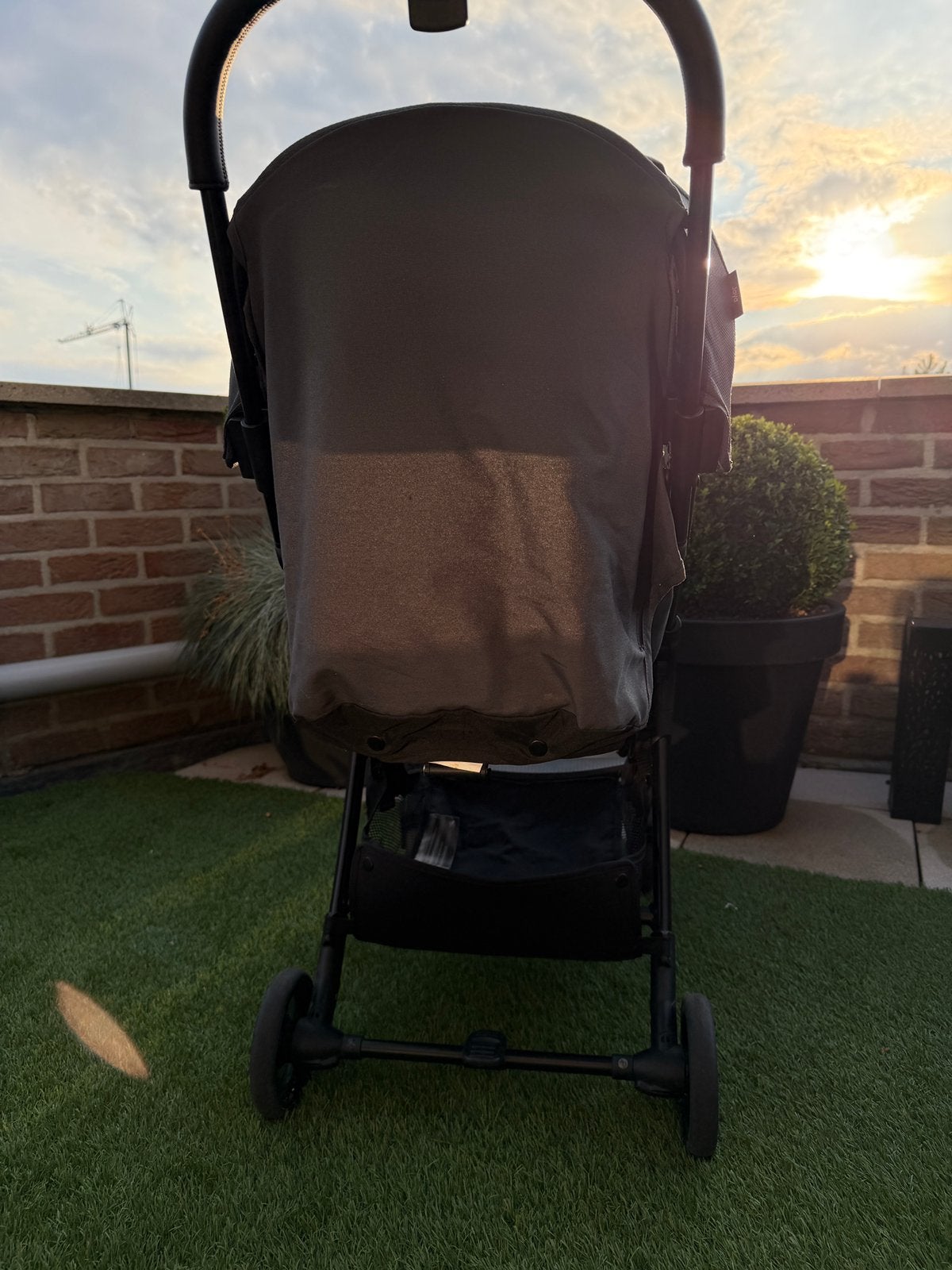 Poussette Maxi-Cosi + housse de pluie à vendre, Comme neuf, Poussette, Maxi-Cosi, Tige de poussée réglable