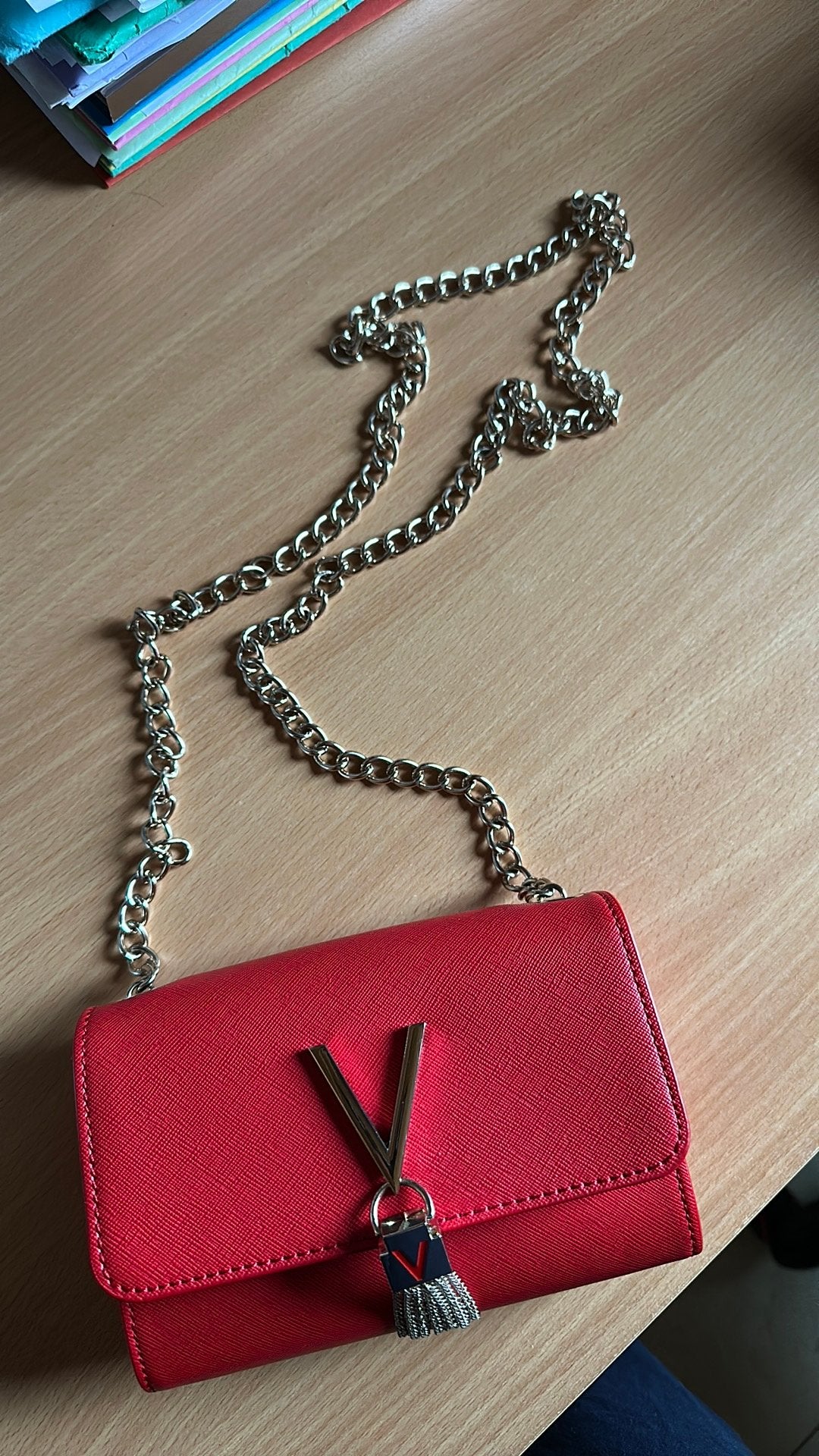 Valentino handtas rood, Handtassen en Accessoires, Tassen | Damestassen, Ophalen, Nieuw, Rood, Schoudertasje