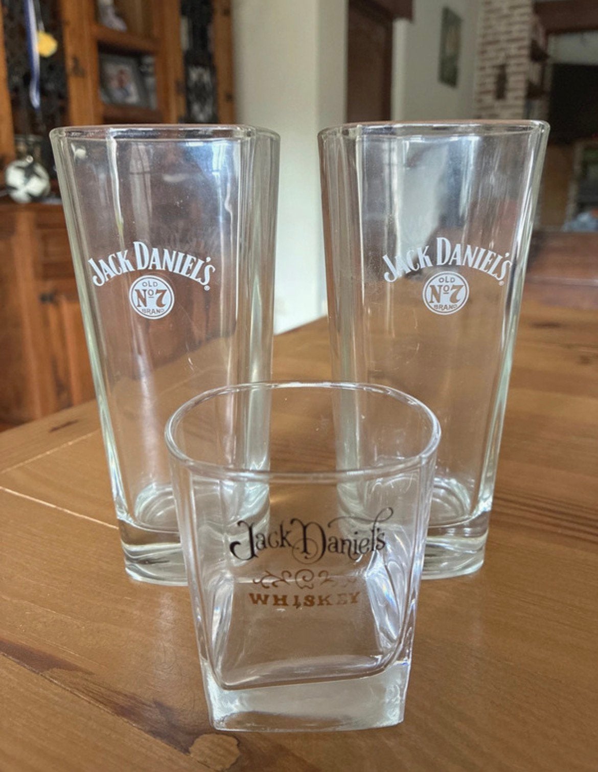 Jack Daniels glazen, Verzamelen, Glas en Drinkglazen, Ophalen of Verzenden, Zo goed als nieuw