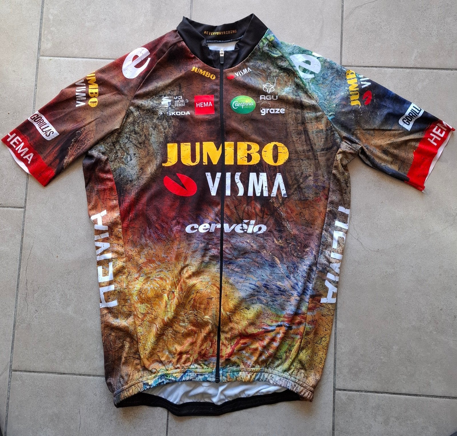 Pull dédicacé par Wout van Aert, Vêtements d'extérieur, Enlèvement ou Envoi, XXL, Comme neuf
