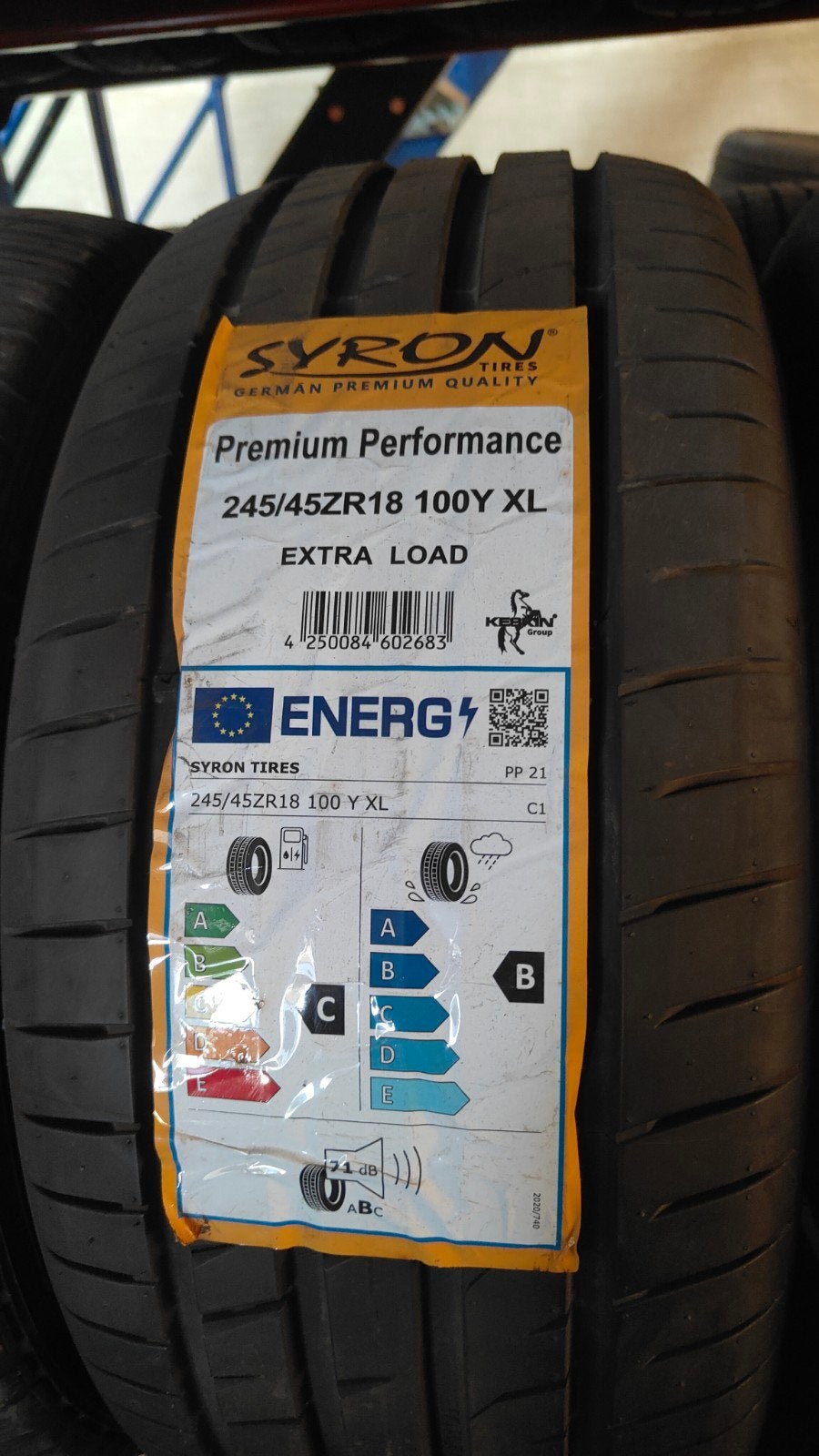 245/45r18 100y syron 90€ per stuk met montage en balanceren, Ophalen, Nieuw
