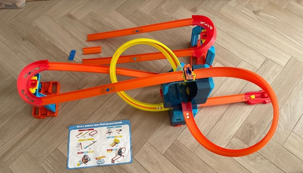 Hot Wheels racebaan, Ophalen, Racebaan, Zo goed als nieuw, Hot Wheels