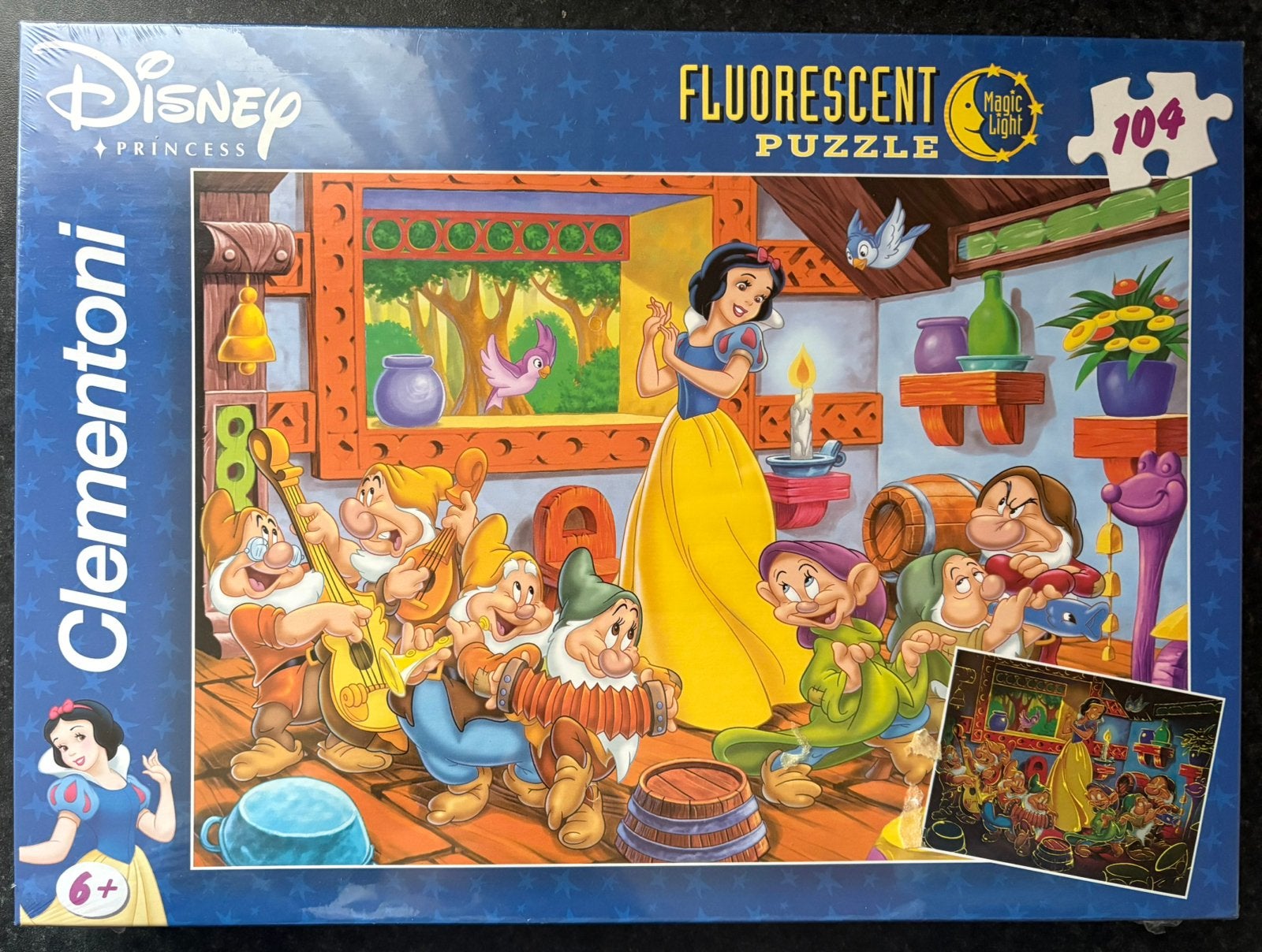 Lichtgevende Disney-puzzel, Ophalen of Verzenden, Minder dan 500 stukjes, Nieuw, Legpuzzel