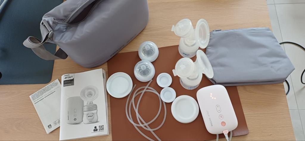 Philips avent scf397 dubbele elektrische borstkolf, Ophalen, Zo goed als nieuw, Borstkolf