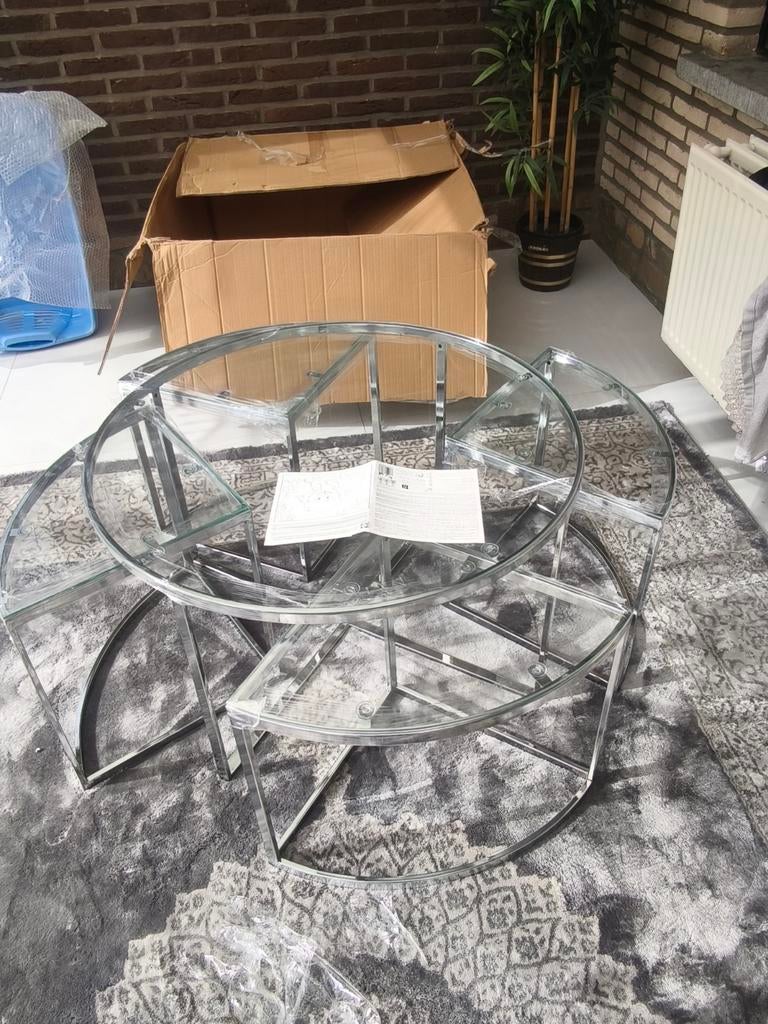 Nieuwe in doos  Salontafel rond, Fietsen en Brommers, Ophalen