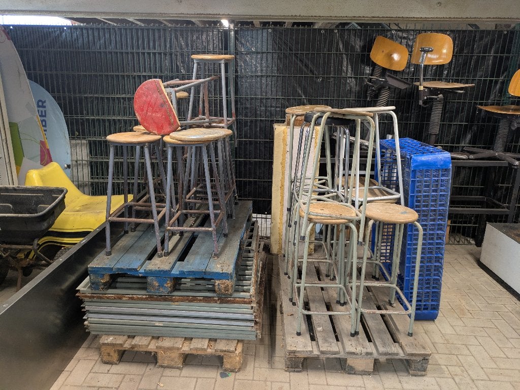 vintage krukjes, Ophalen, 60 tot 90 cm, Hout, Gebruikt
