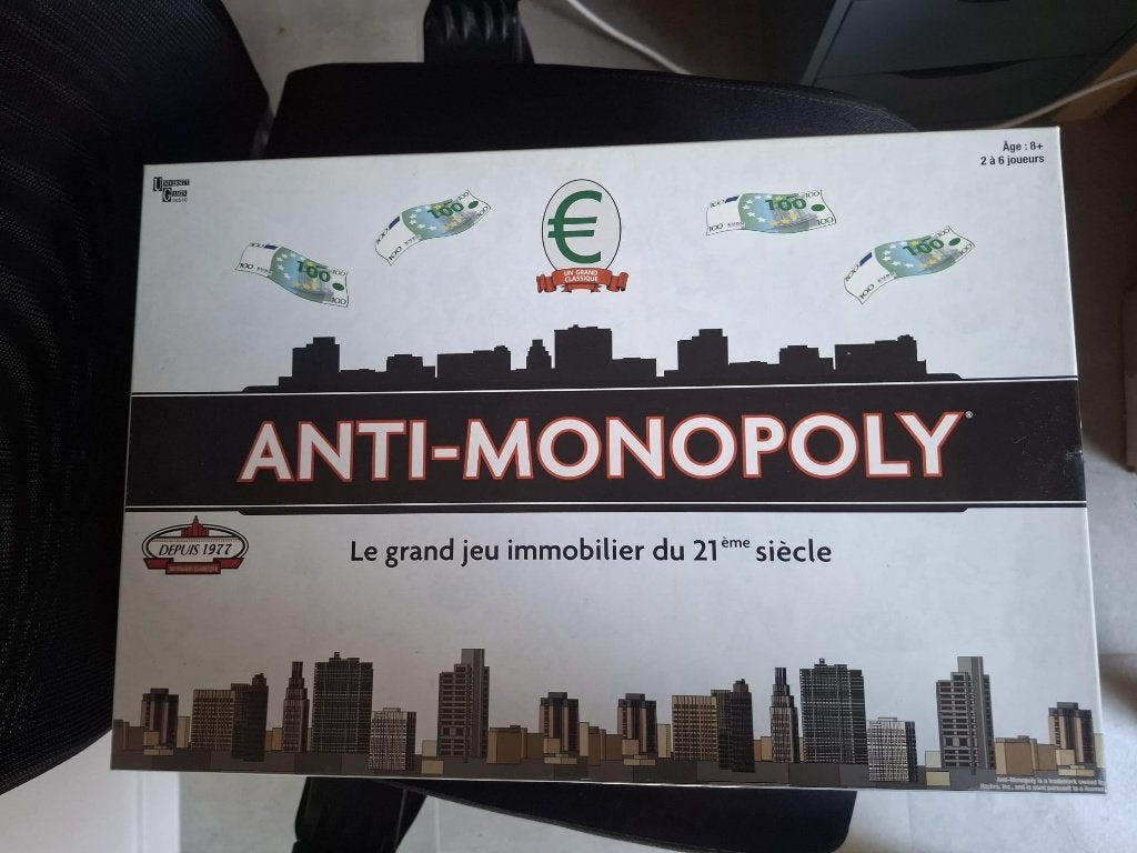 Jeu: l'Anti Monopoly, Vijf spelers of meer, Ophalen, Zo goed als nieuw, Monopoly