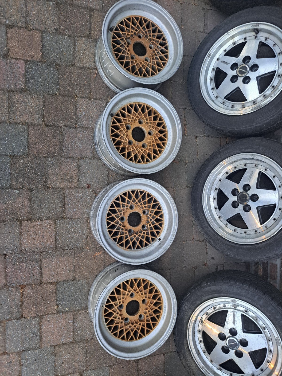 bbs male velgen 7j x 14 h2 -b, Auto-onderdelen, Ophalen, 14 inch, Overige, Gebruikt