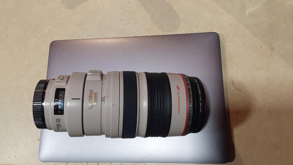 ECHANGE Objectif Canon EF 100-400 mm f/4.5-5.6 L IS USM, Ophalen, Zo goed als nieuw, Telelens, Zoom
