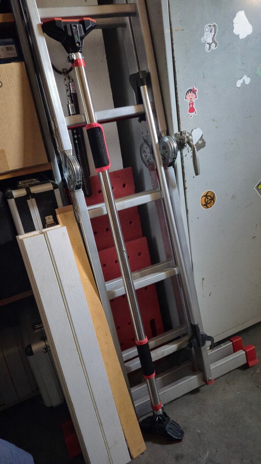 Barre de traction reglable 130 cm neuve, Enlèvement