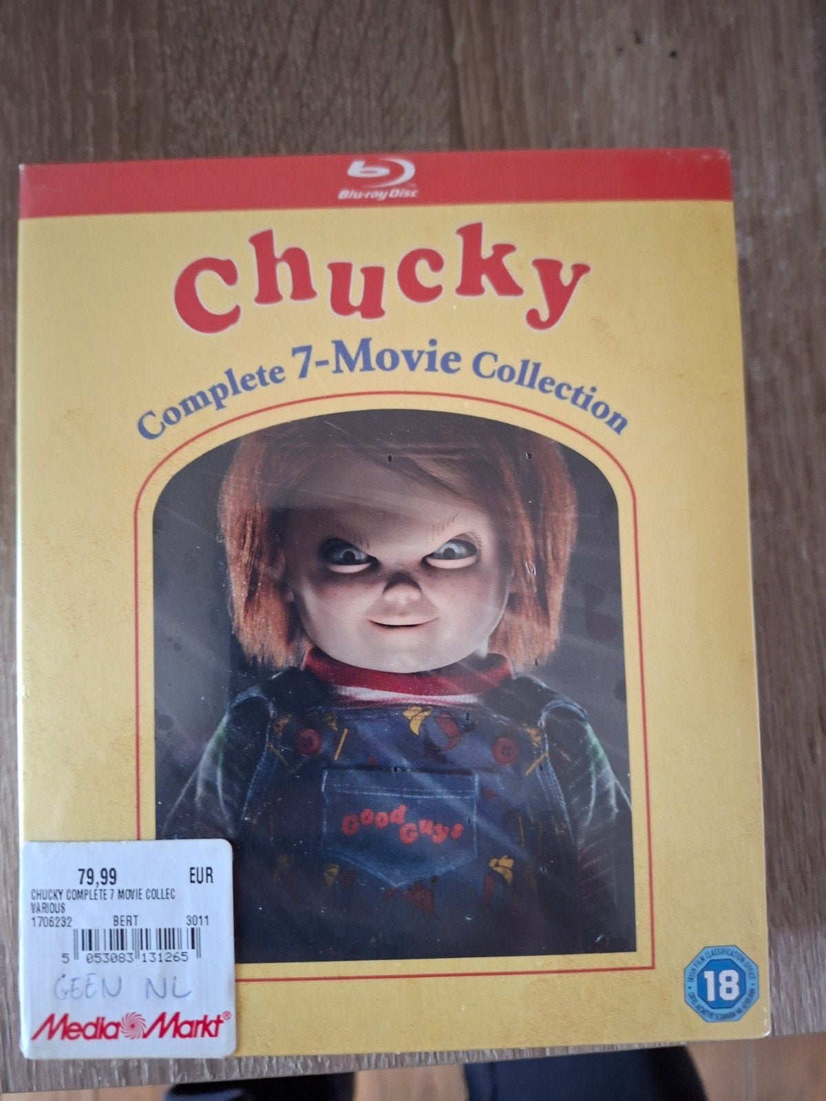 Chucky Complete 7 Movie Collection Blu ray - new & sealed, Italiaans, Engels, Ophalen of Verzenden, Blu-ray