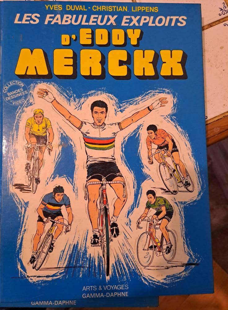 Les fabuleux exploits d'Eddy Merckx, Collections, Articles de Sport & Football, Comme neuf, Livre ou Revue, Enlèvement