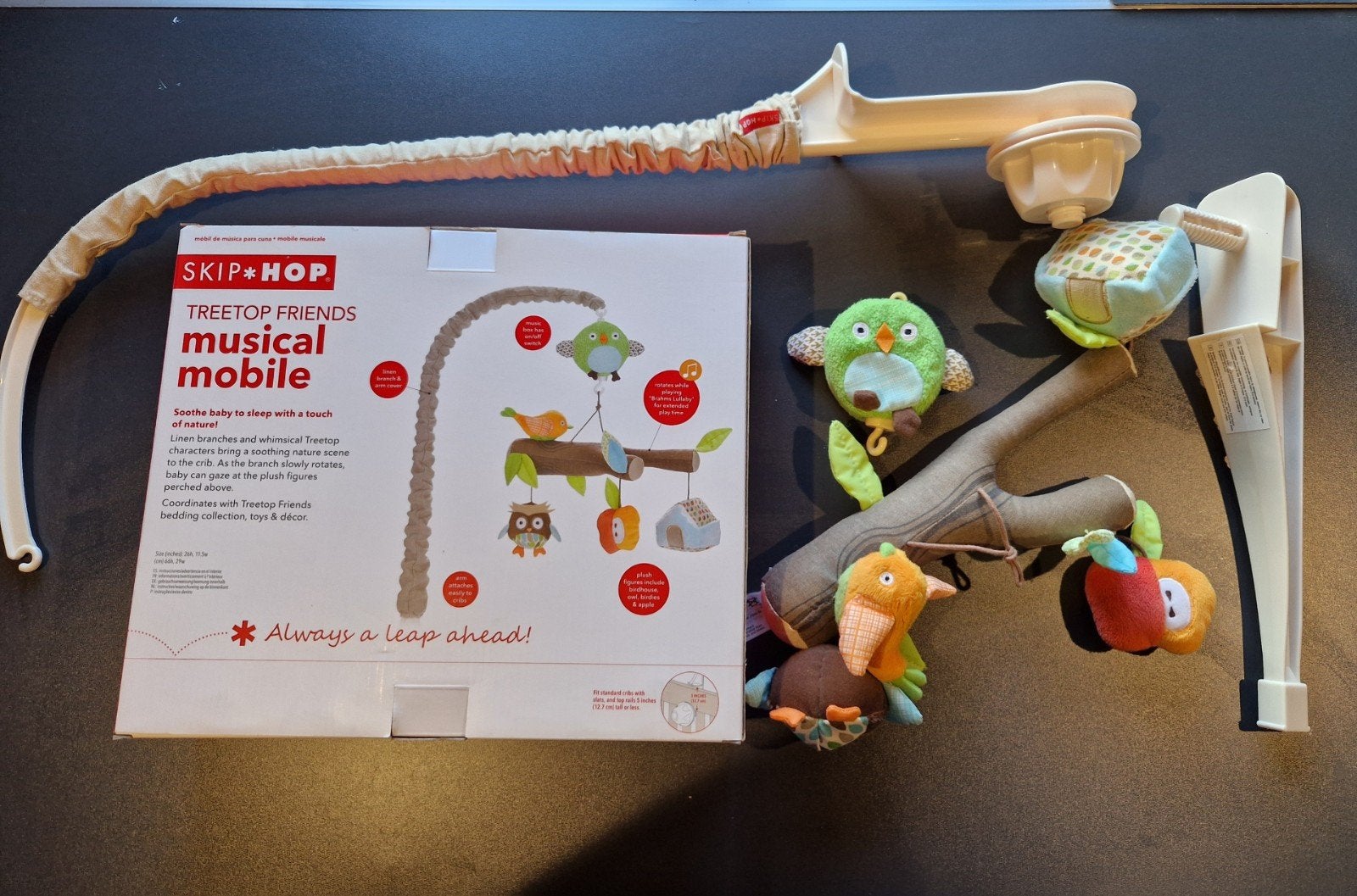 Skip hop muziek mobiel met uiltje, Kinderen en Baby's, Ophalen