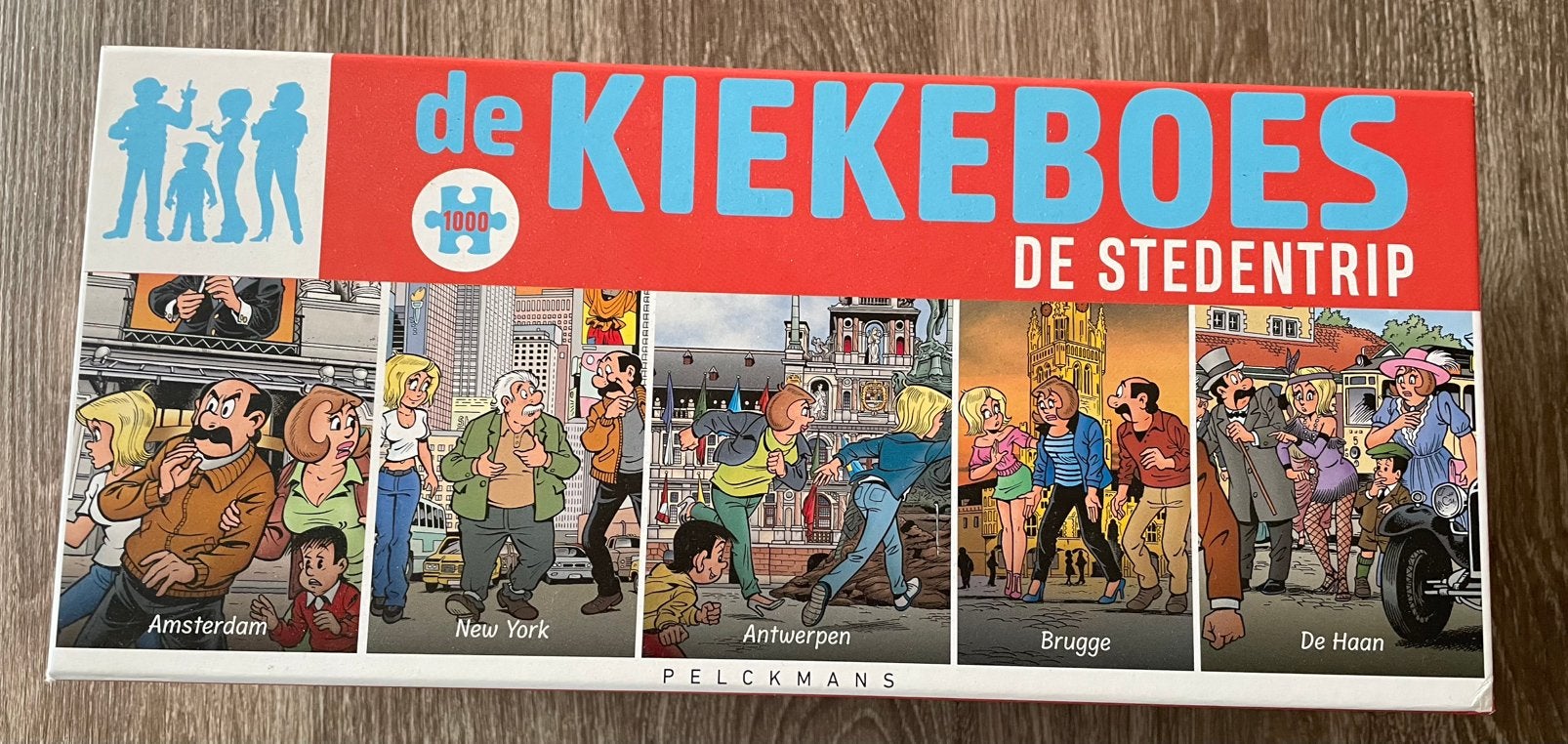 Puzzel de kiekeboes 1000 stuks, Ophalen of Verzenden, 500 t/m 1500 stukjes, Zo goed als nieuw, Legpuzzel