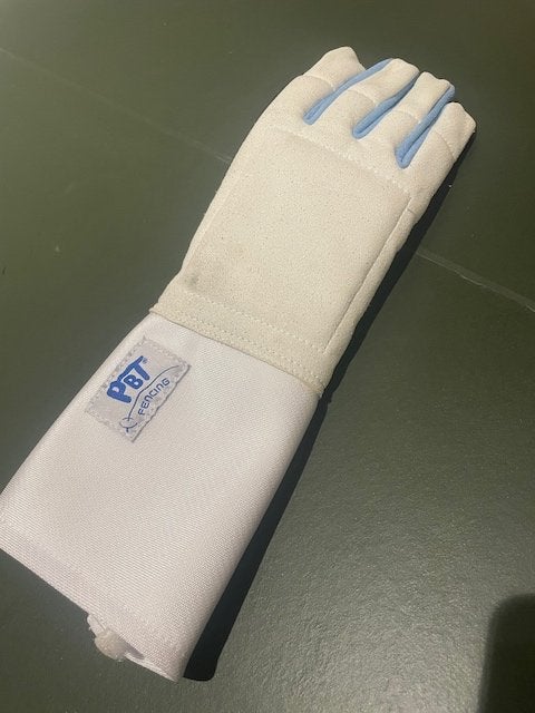 schermhandschoen, Sport en Fitness, Maat L, Ophalen of Verzenden, Zo goed als nieuw, Vechtsportkleding