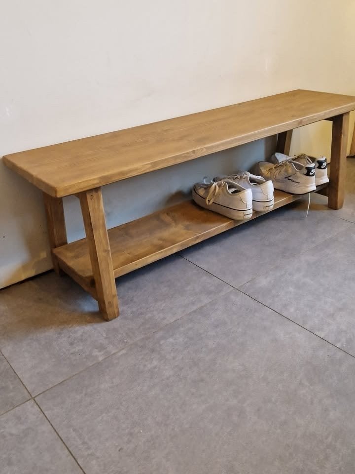 Schoenen/decoratiebank Handgemaakt op maat, Ophalen, Nieuw, Hout