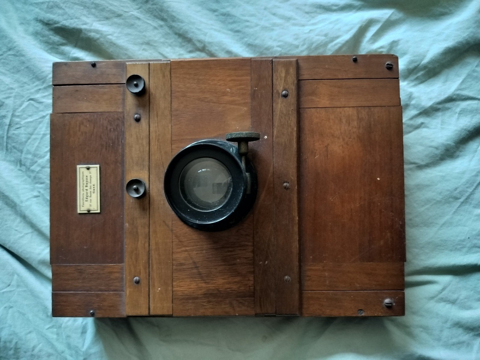 Antiek fototoestel, Ophalen