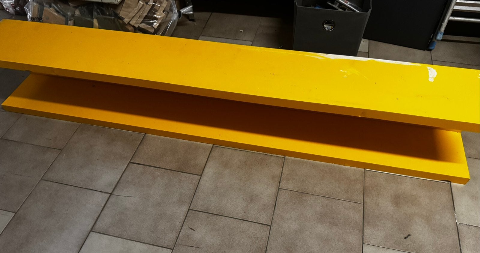 Houten rek, Ophalen, Gebruikt