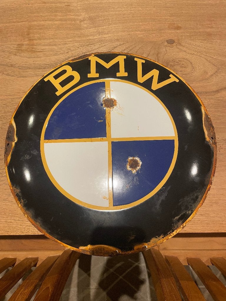 Emaille bord bmw, Collections, Enlèvement, Utilisé