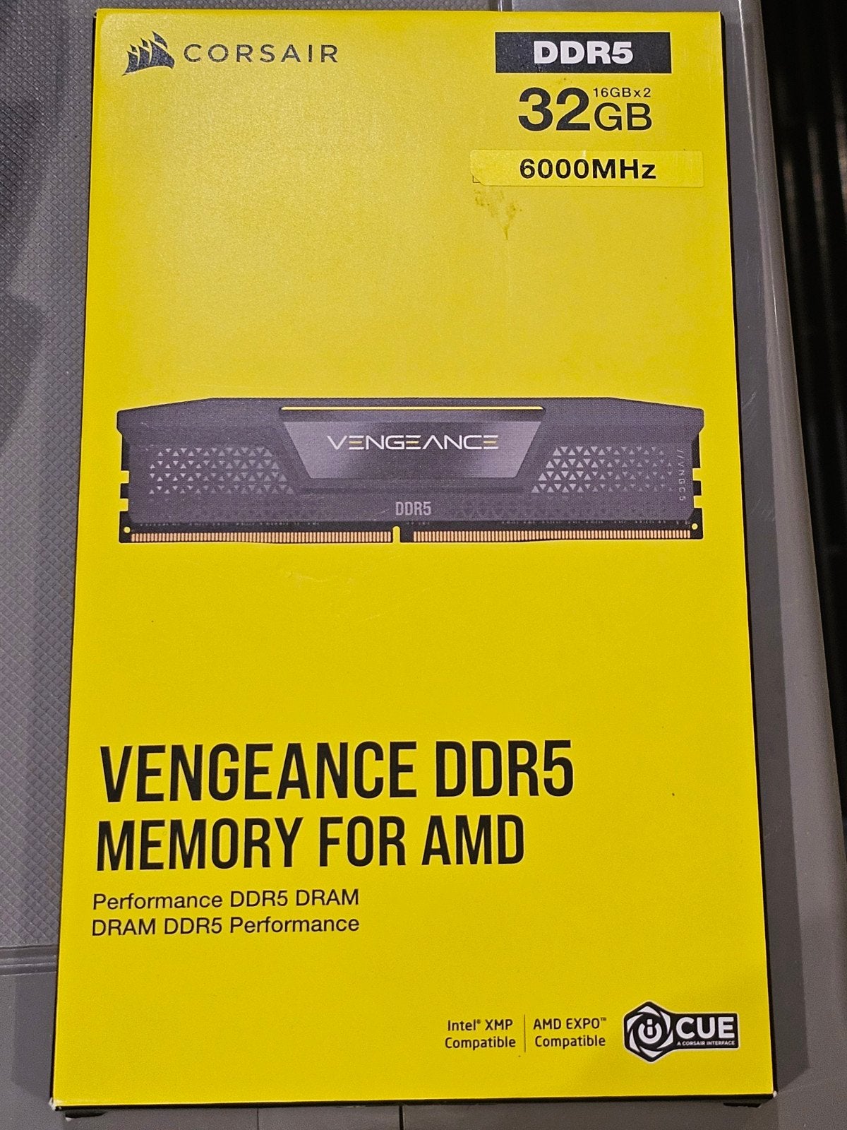 Corsair Vengeance DDR5 6000MHz 2x16GB RAM, Nieuw & Ongeopend, Computers en Software, RAM geheugen, Ophalen, DDR5, Desktop, 32 GB