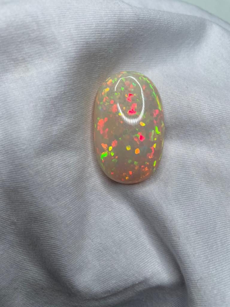 Welo opaal 48,35 ct, Verzamelen, Mineralen en Fossielen, Ophalen of Verzenden