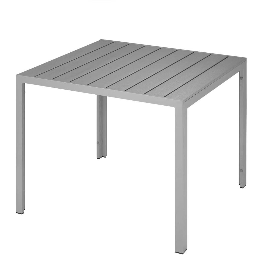 Tuintafel Alluminium, Jardin & Terrasse, Tables de jardin, Enlèvement, Neuf, Carré, Aluminium