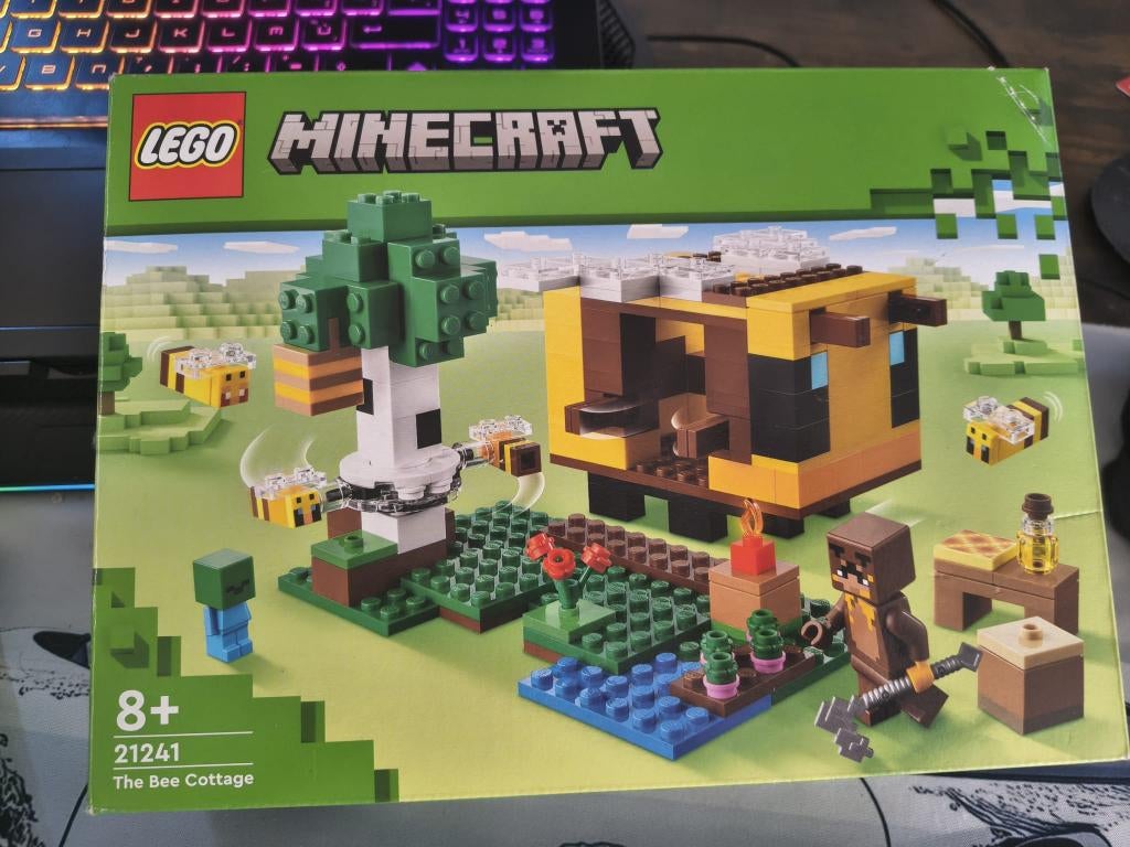 lego minecraft (4 gebouwen) in prijs verlaagd, Ophalen, Gebruikt, Minecraft, Lego