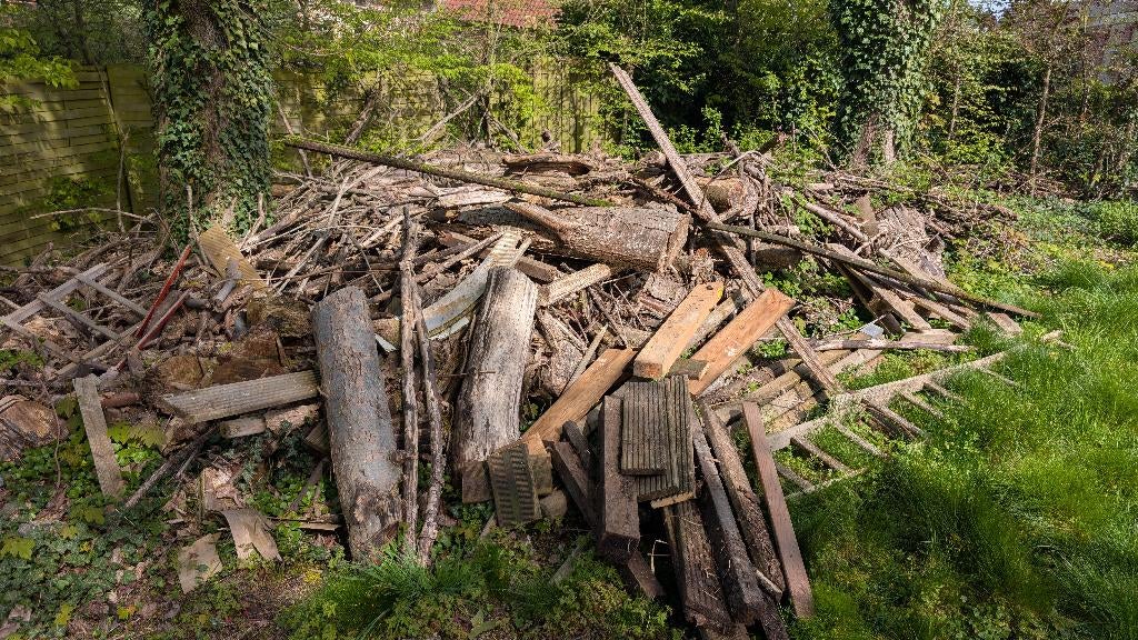 brandhout, Doe-het-zelf en Bouw, Hout en Planken, Ophalen
