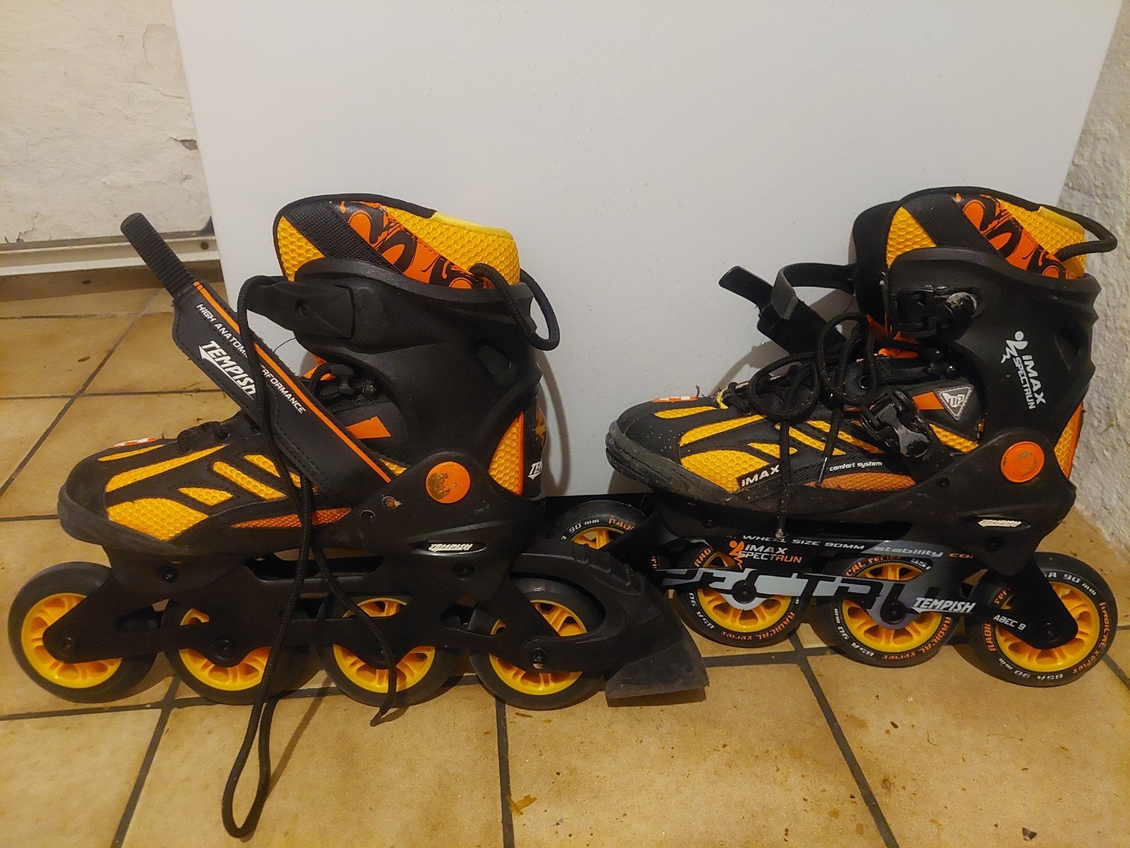 Inline skates Tempish I-Max Spectrum maat 39 + bescher, Sport en Fitness, Skeelers, Gebruikt, Inline skates 4 wielen, Ophalen