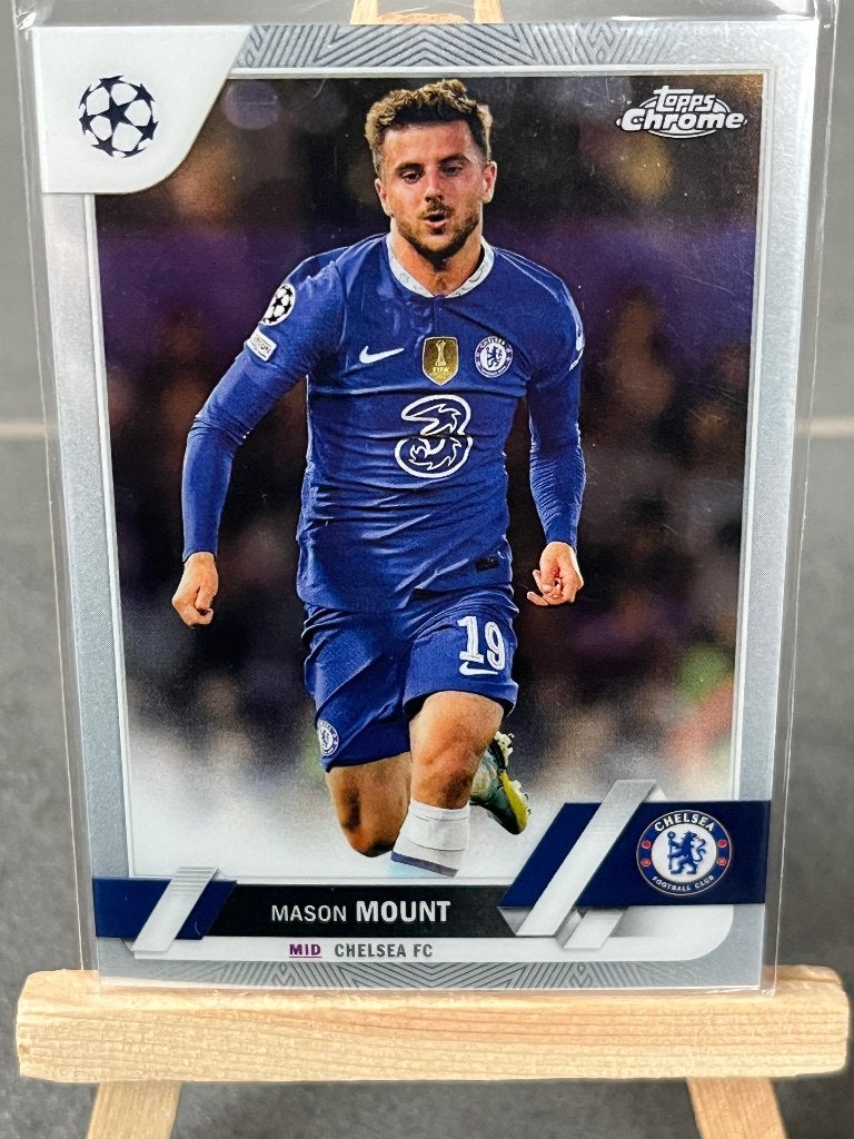 Mason Mount - Topps Chrome, Verzamelen, Ophalen of Verzenden, Zo goed als nieuw, Spelerskaart