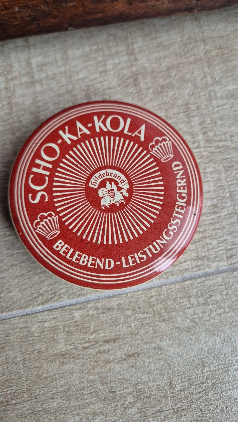 origineel scho-ka-kola tin, Verzamelen, Ophalen of Verzenden