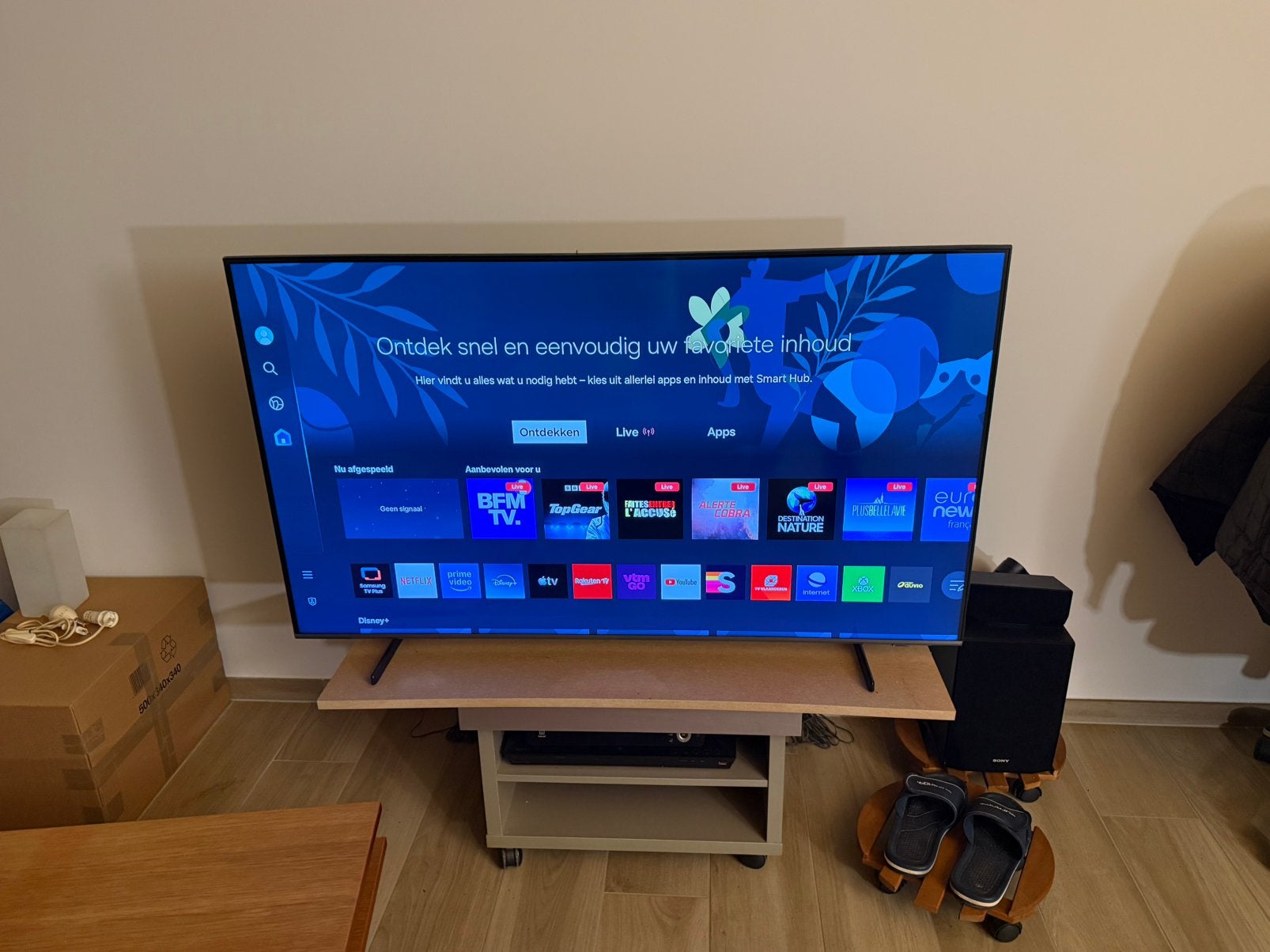 Samsung QE55Q68BAU – 55 inch 4K QLED Smart TV, TV, Hi-fi & Vidéo, QLED, Comme neuf, Enlèvement, Samsung