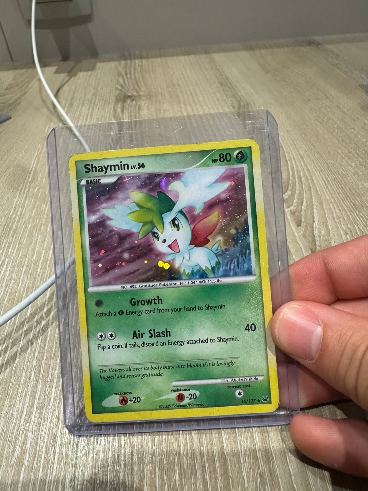 Shaymin #15 Pokemon Platinum, Ophalen of Verzenden, Zo goed als nieuw