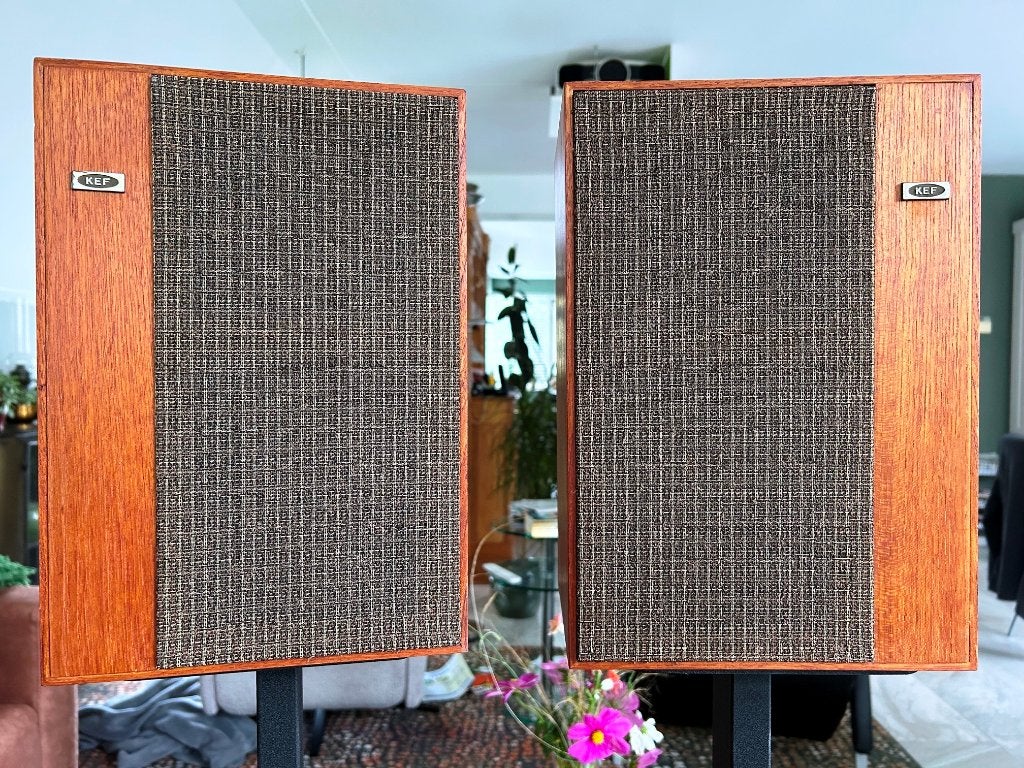 KEF Cresta - de oer Cresta - als Ls3/5a - nieuwe Elcaps -, Ophalen, Zo goed als nieuw, KEF, Minder dan 60 watt