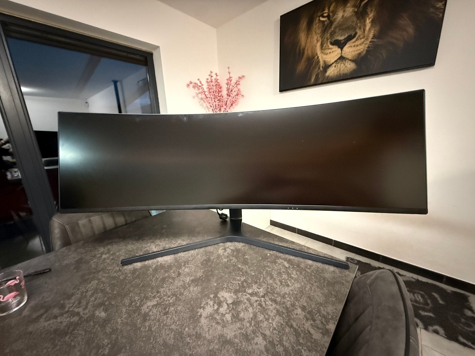 Écran pc incurvé 49’´ professionnel CJ890 /C49J890DKR, Ophalen, Zo goed als nieuw, HDMI