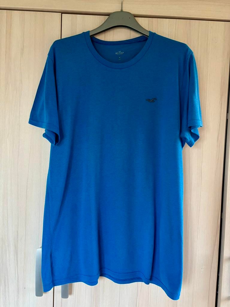 T-shirt Hollister taille S - 1€, Enlèvement ou Envoi, Porté, Taille 46 (S) ou plus petite, Bleu