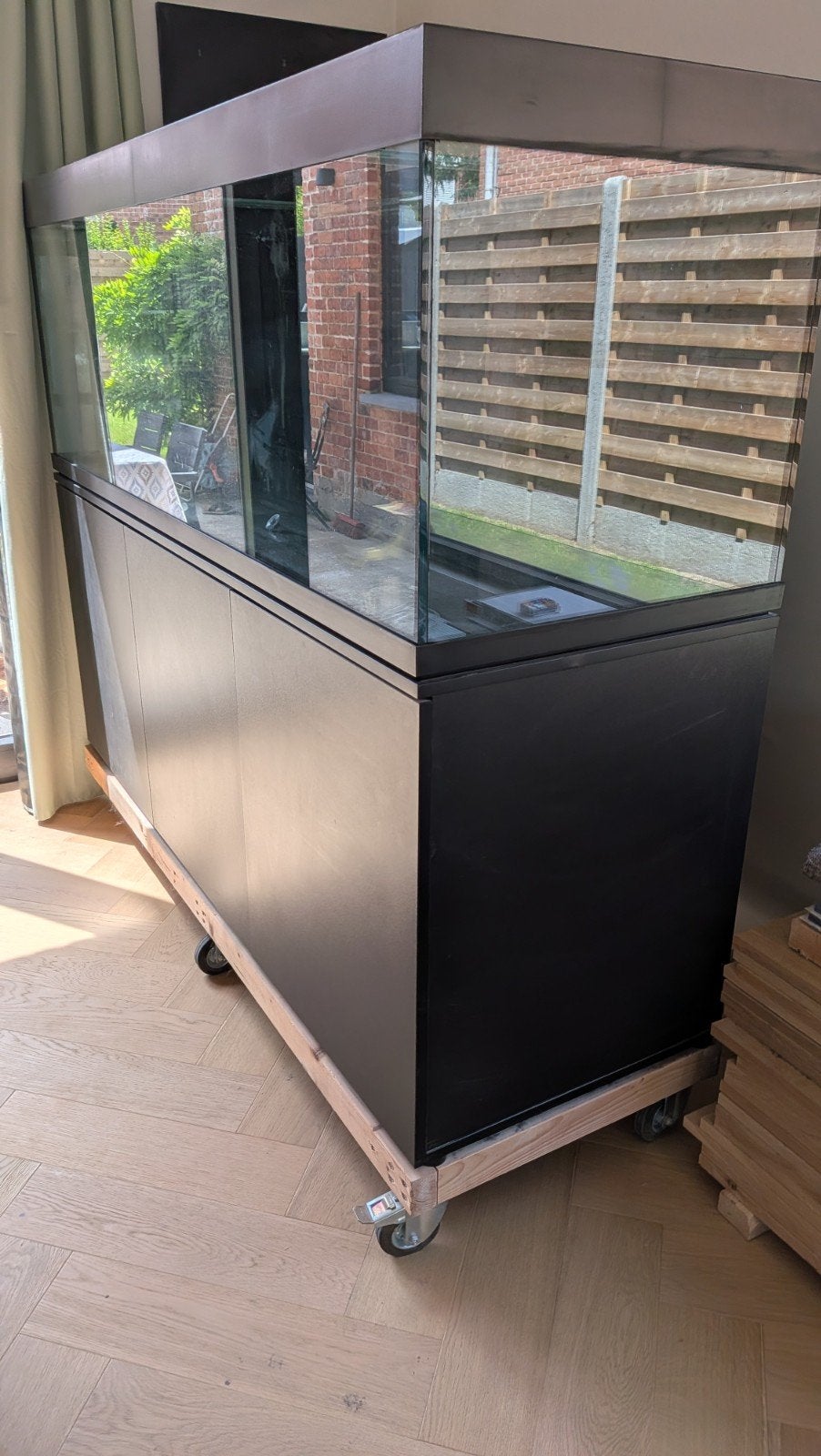 Aquarium 650L / 180x60x60cm met bijhorende onderkast., Ophalen