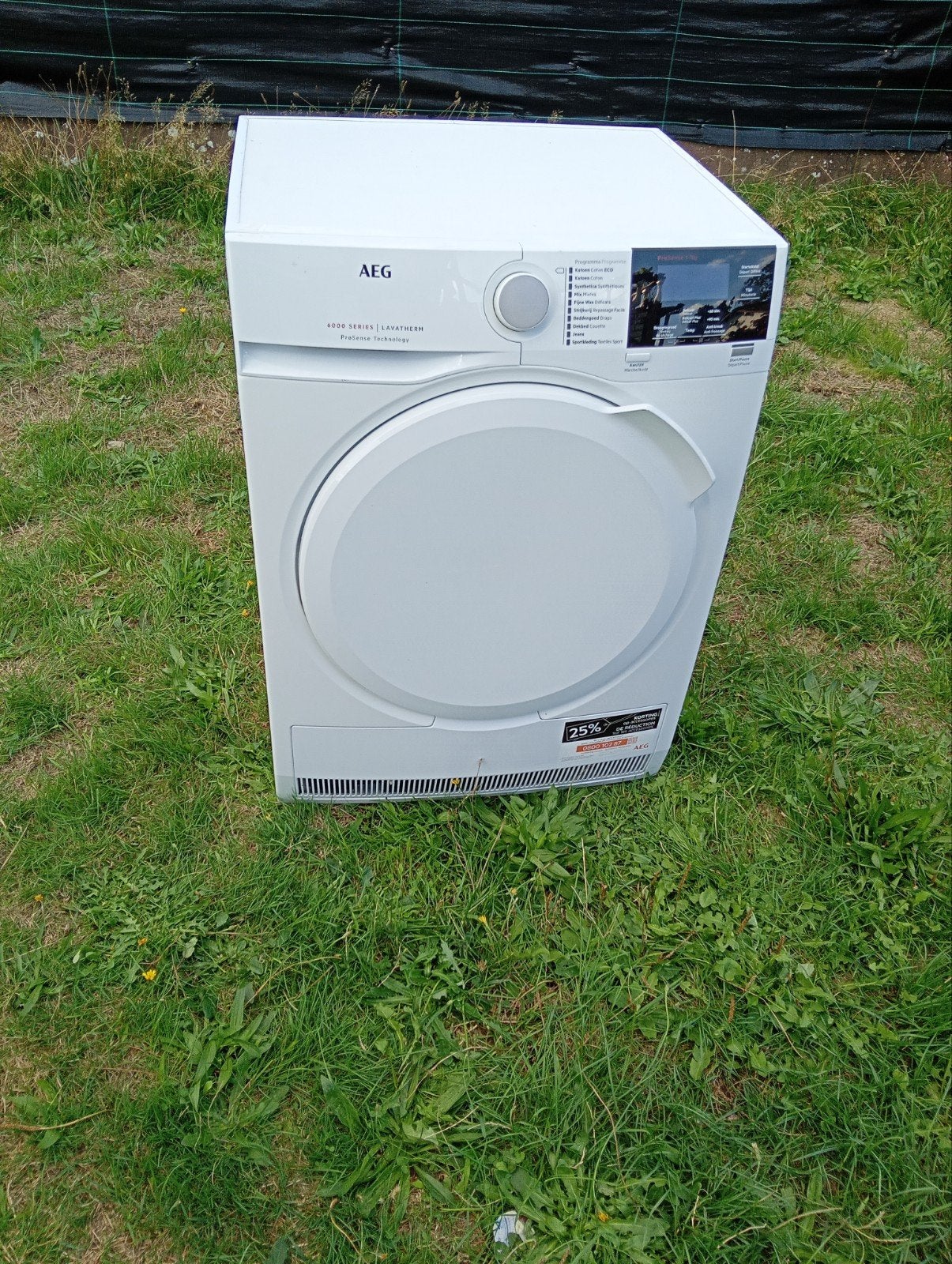 droogkast condens waterbak aeg edition pro a+++ 165euro, Elektronische apparatuur, Ophalen of Verzenden, Condens