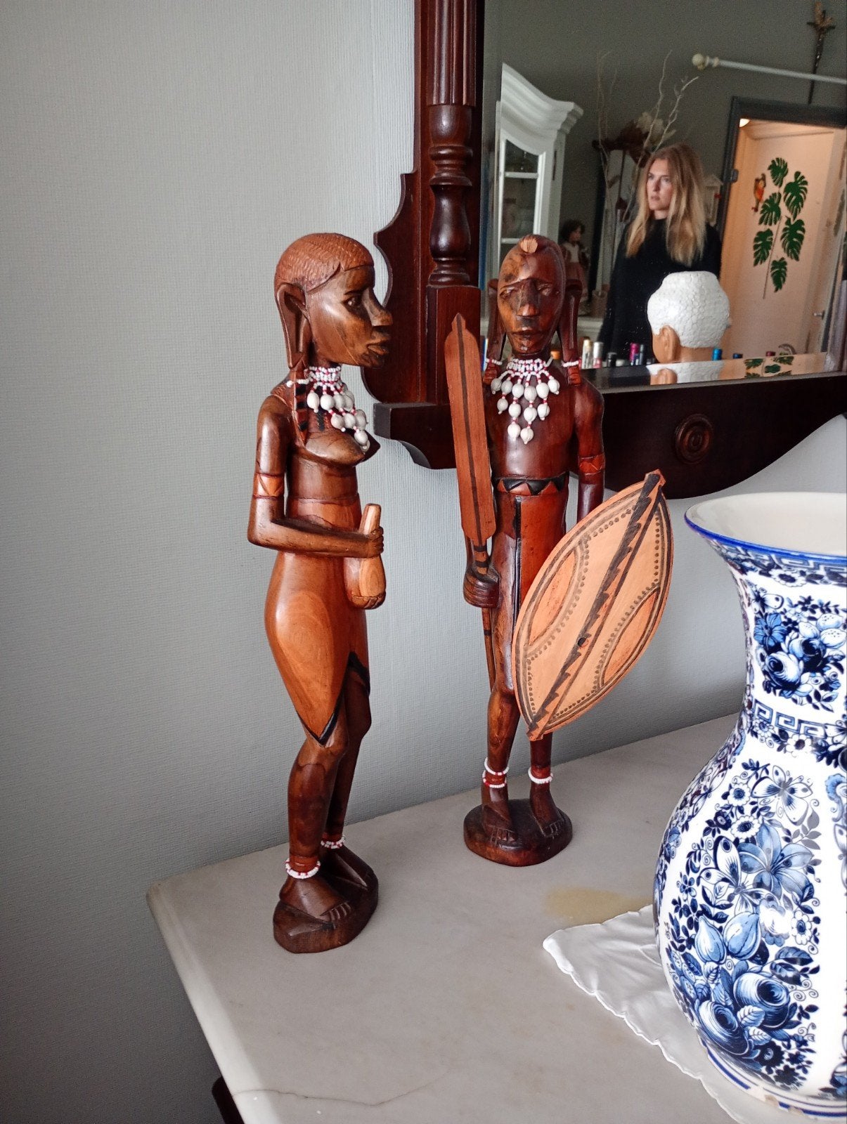 Statues en bois, Antiquités & Art, Enlèvement