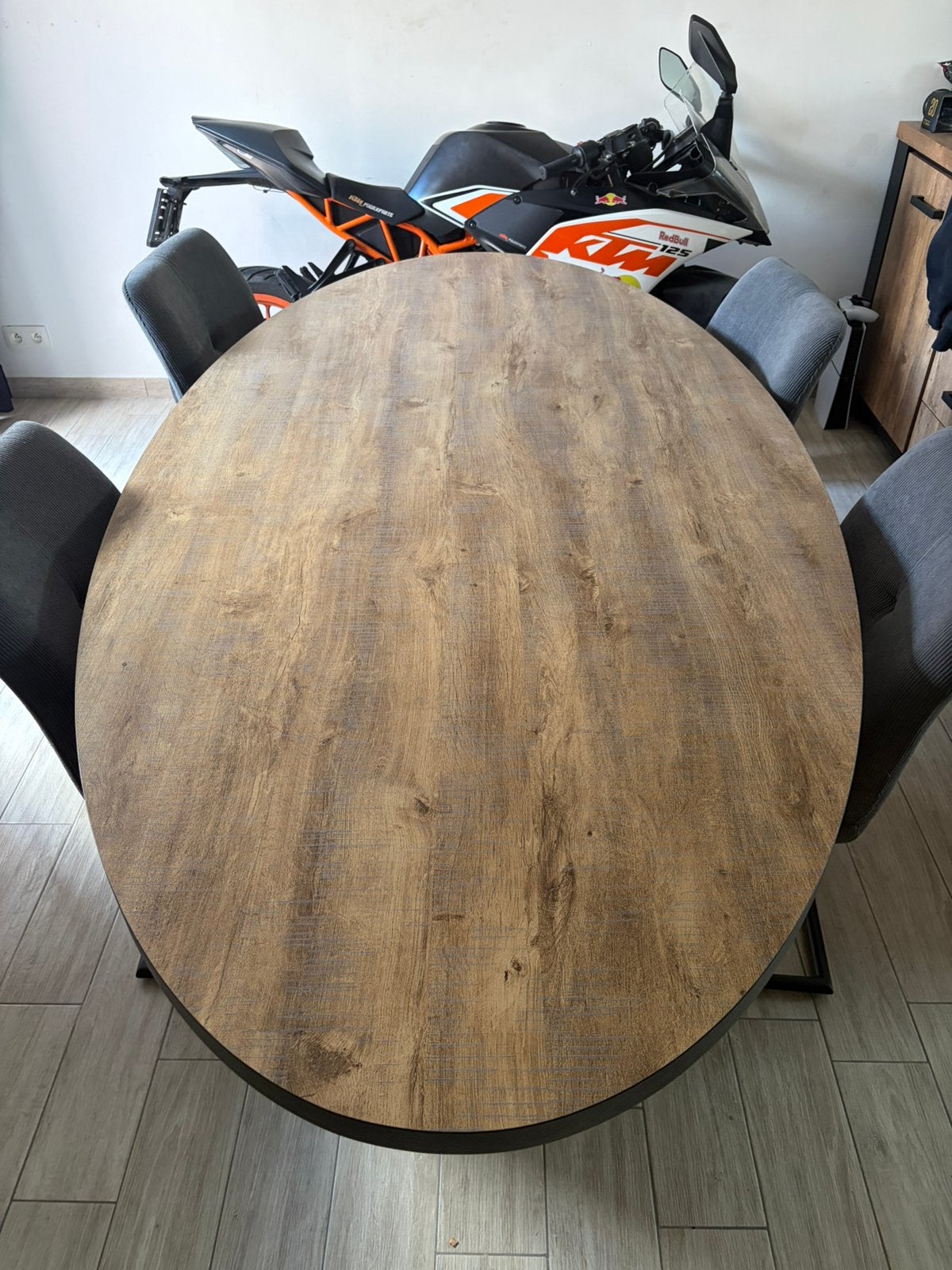 Tafel 220x110, Ophalen, Zo goed als nieuw