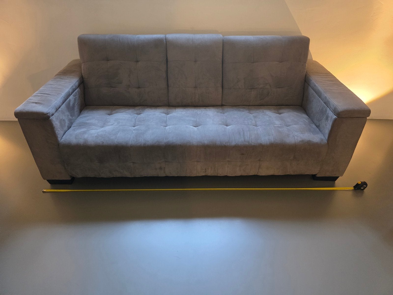 (slaap)bank met opslagruimte, Ophalen, Gebruikt, 100 tot 125 cm, Driepersoons