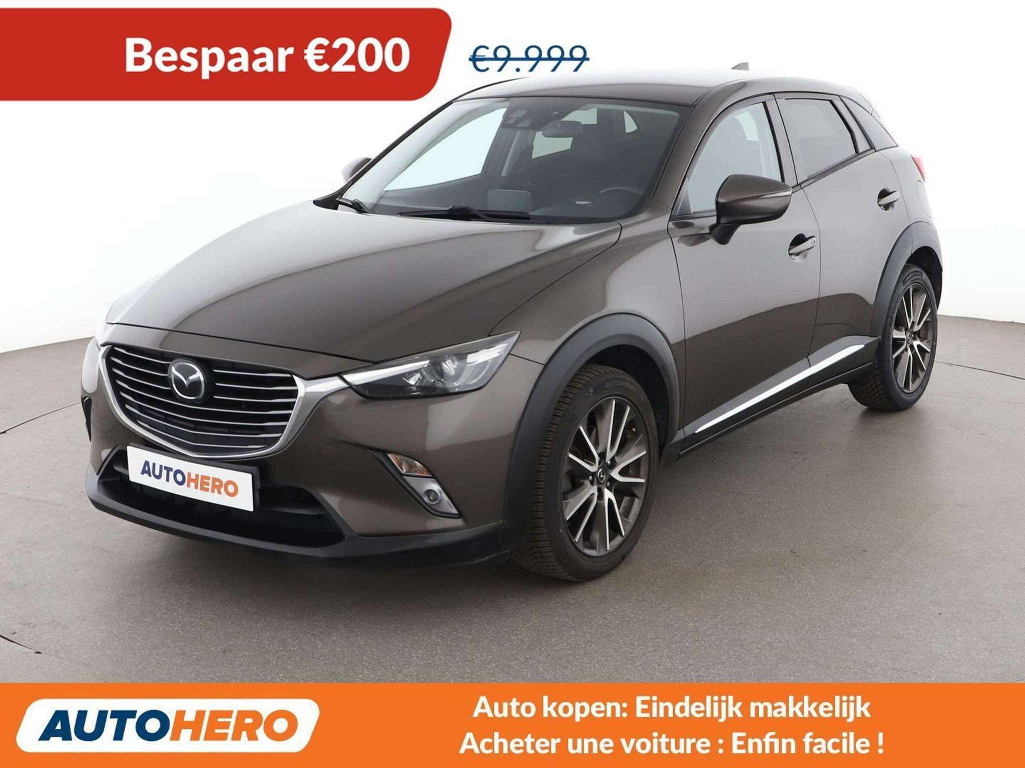 Mazda CX-3 1.5 Diesel Sports-Line AWD, Cuir, Achat, 105 ch, Interruption de démarrage