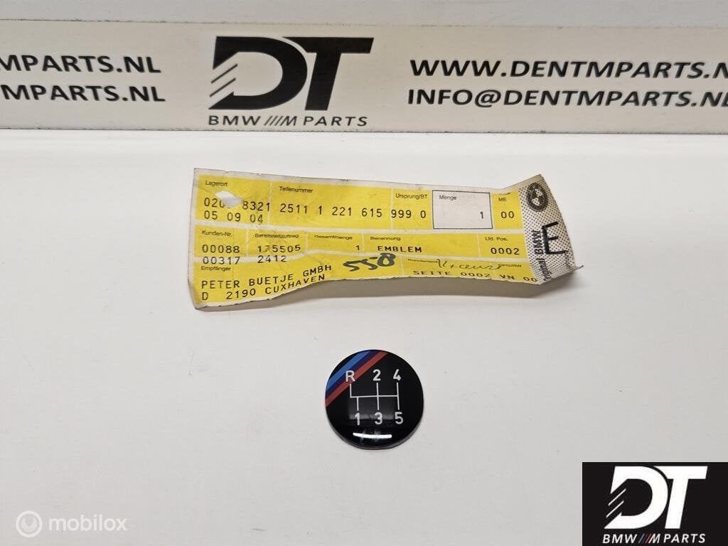 Emblem adhered M TECHNIC - DOGLEG - BMW 25111221615, Nieuw, Ophalen of Verzenden