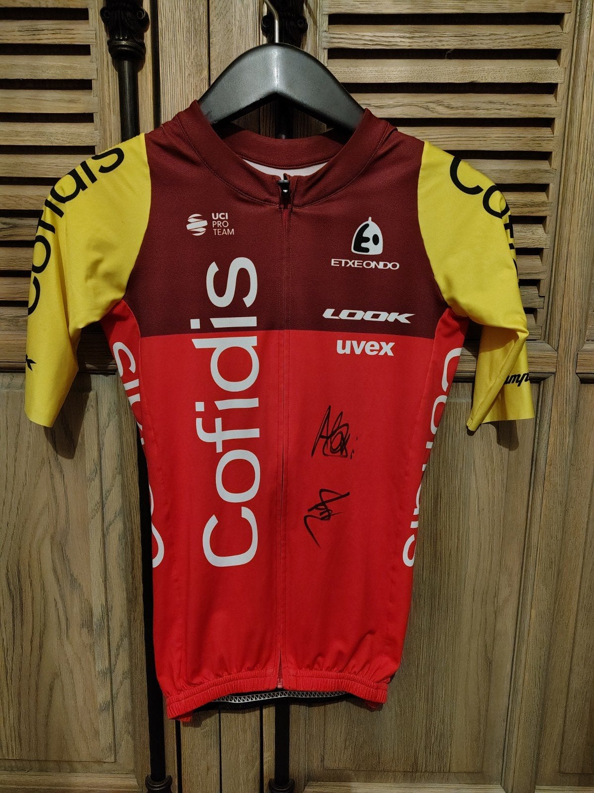 Gesigneerd Shirt Cofidis IZAGIRRE en ARANBURU, Enlèvement ou Envoi